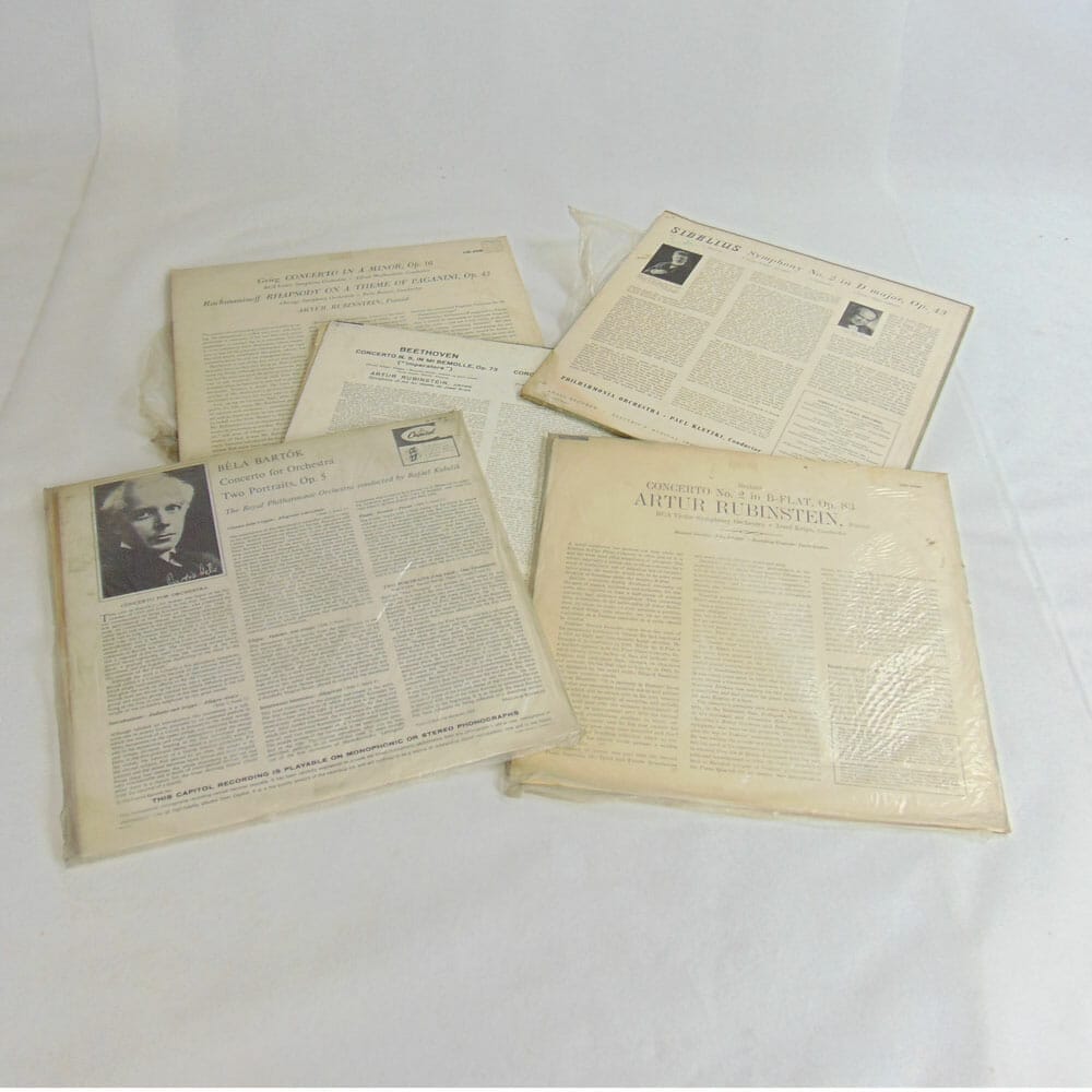 5 vinili musica classica Rubinstein - immagine 3