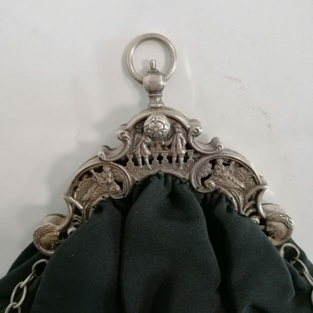 Clutch vittoriana argentata - immagine 2