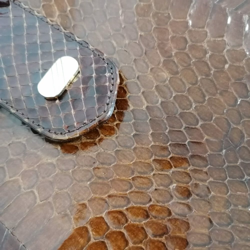 Pitone, borsa anni 80 tracolla - immagine 2