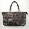 borsa coccodrillo vintage grandi dimensioni
