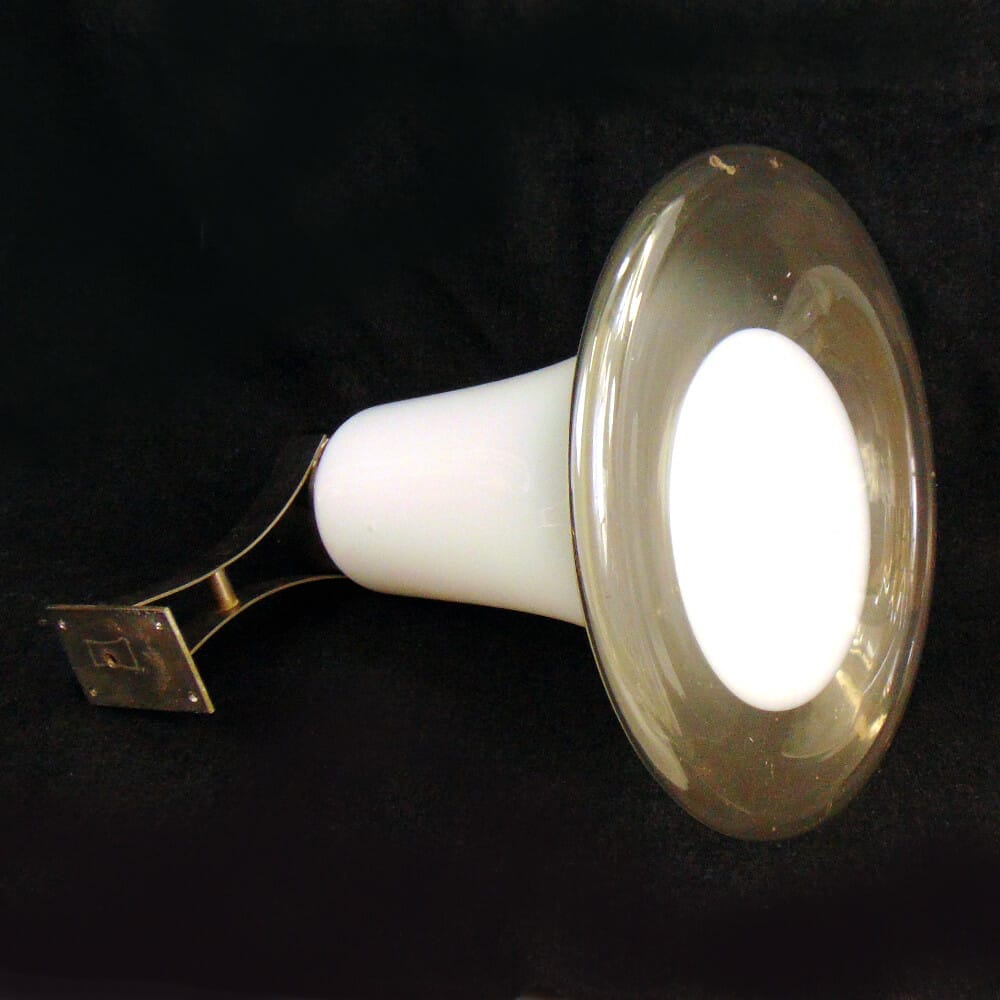 Lampada da parete vintage a campana