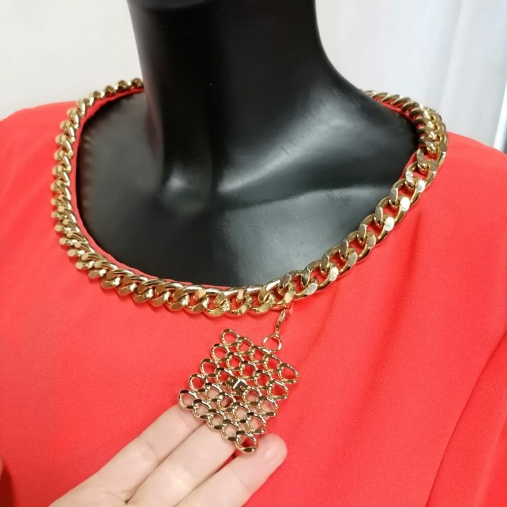 Elisabetta Franchi vestito arancione - immagine 5