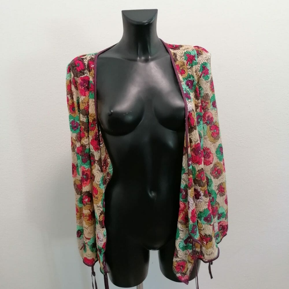 Missoni vintage, scaldacuore traforato - immagine 4