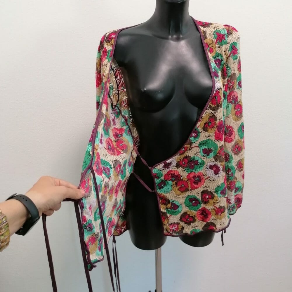 Missoni vintage, scaldacuore traforato - immagine 3