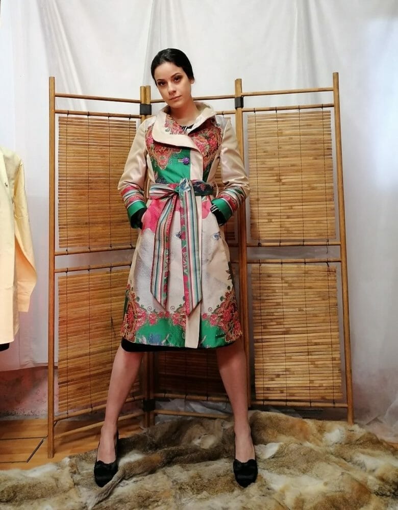 Giacca Desigual mezza stagione con stampa