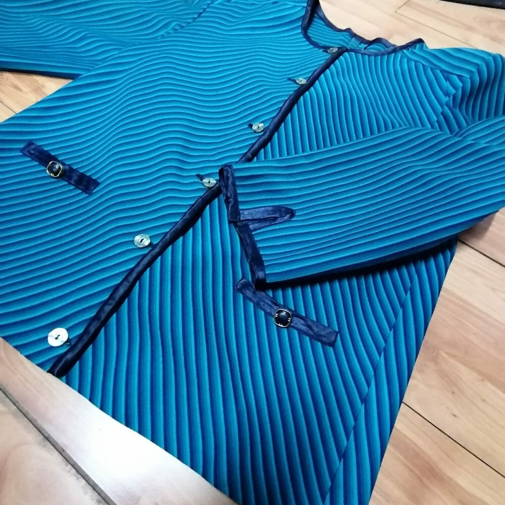 Blazer vintage a righe - immagine 3