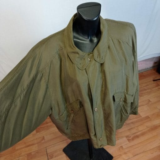 Camicia/giacca vintage in pura seta lavata con sabbia - immagine 2