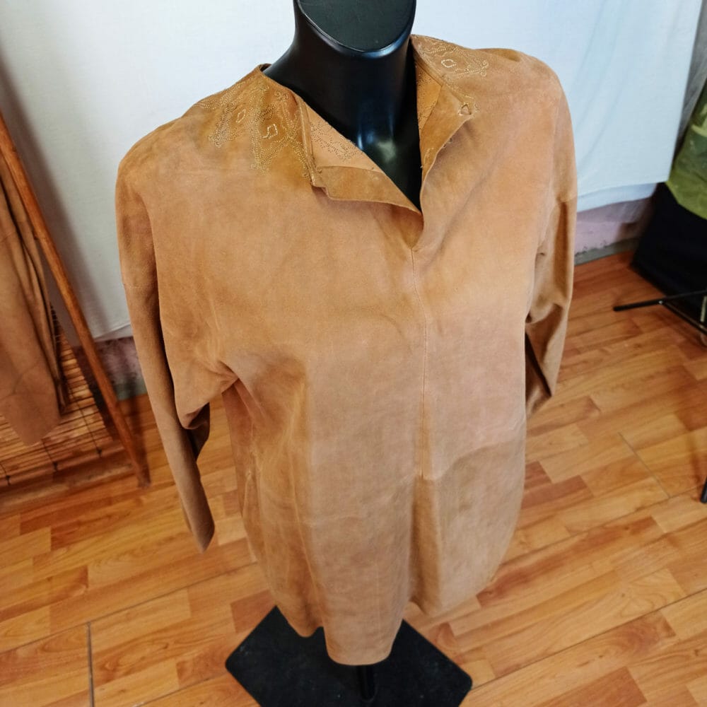 Completo casacca e pantalone scamosciato vintage - immagine 8