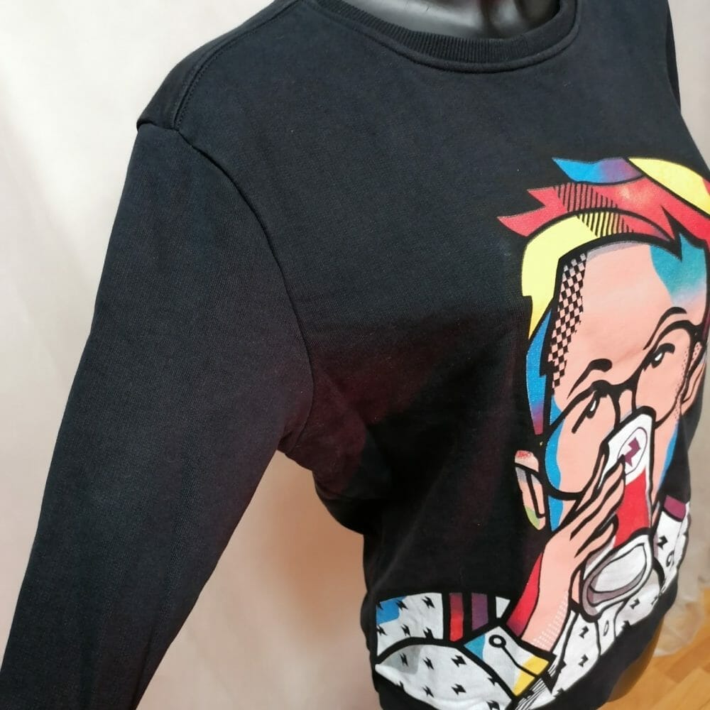 Felpa leggera Sisley linea No God. - immagine 3