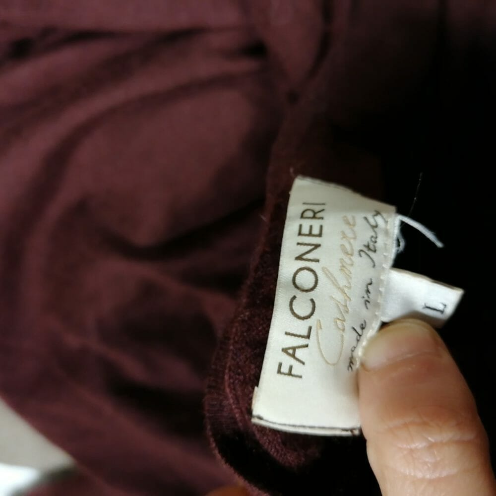 Maglia a maniche lunghe in cachemire - immagine 3