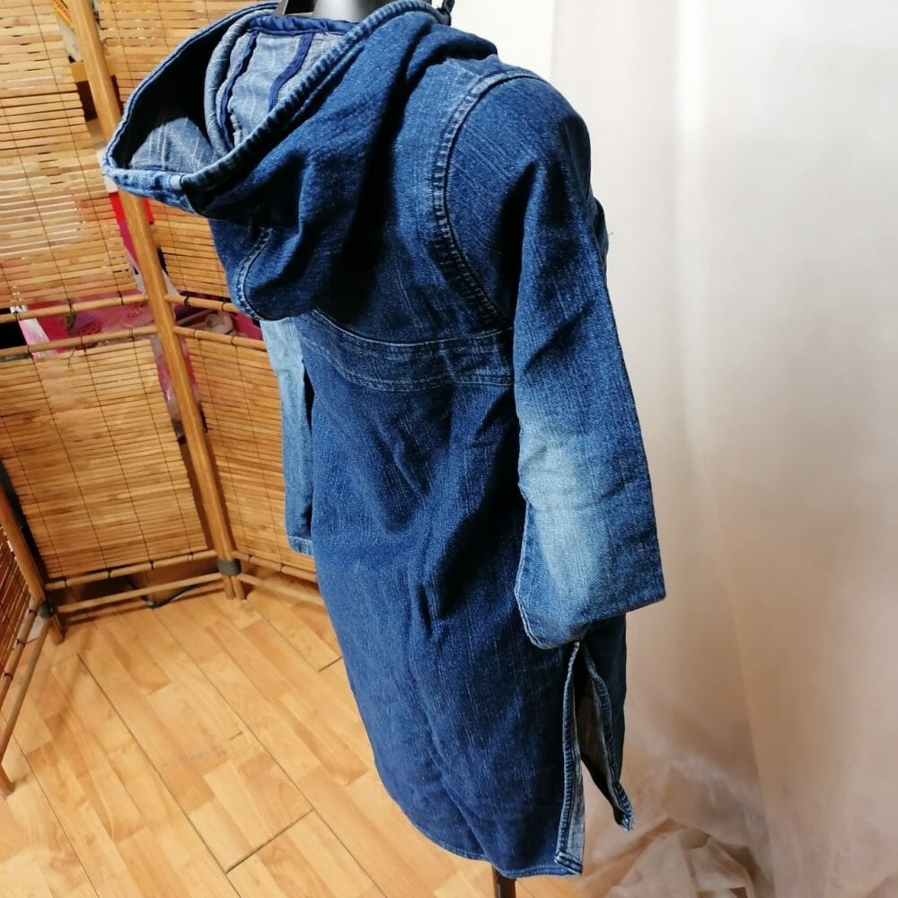 Vestito anni 90 marca Kanabeach in jeans - immagine 3