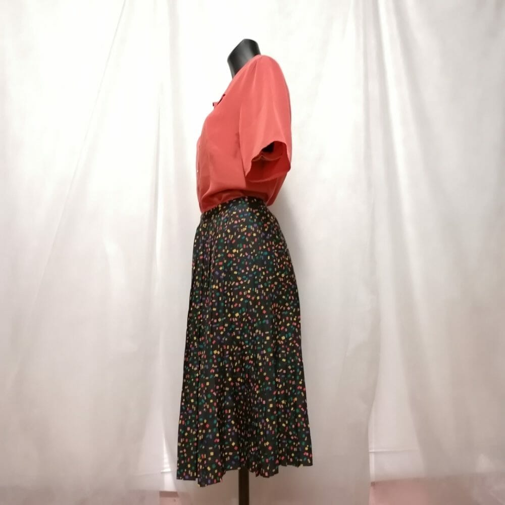 Gonna lunga a pieghe estiva - immagine 4