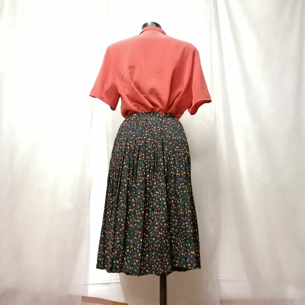 Gonna lunga a pieghe estiva - immagine 3