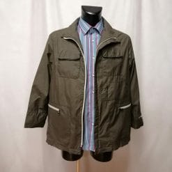 moncler giacca impermeabile verde oliva