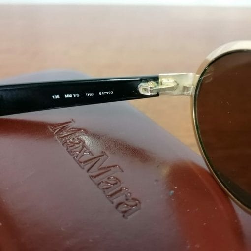 occhiali da sole vintage max mara con custodia