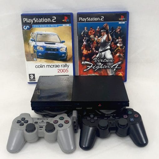 Playstation 2 "SLIM" con due giochi