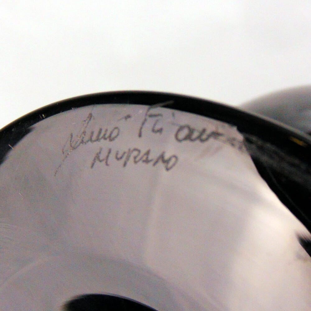 Coppa in vetro di Murano Fabiano Amadi - immagine 4