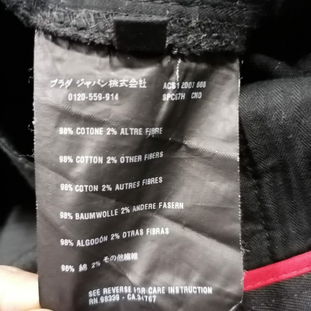 Pantaloni Jeans Prada donna, neri - immagine 7