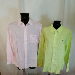 2 camicie di lino brooksfield e Ralph Lauren da uomo