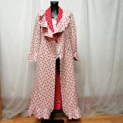 sontuosa vestaglia da diva vintage a pois