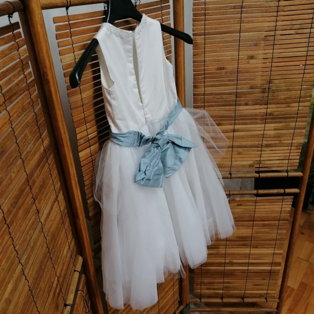 Abitino con gonna in tulle bambina 4-5 anni - immagine 4