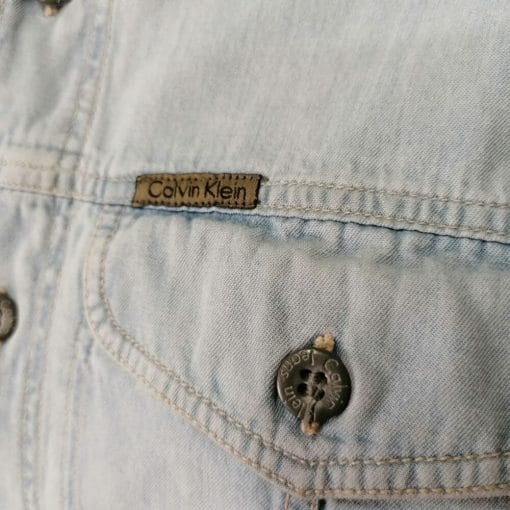 camicia di jeans calvin klein preloved