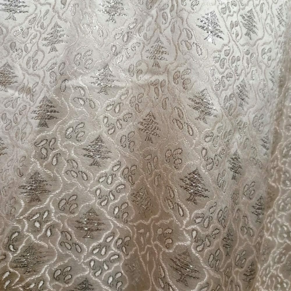 Abito da sposa o cerimonia sartoriale bianco e argento - immagine 7