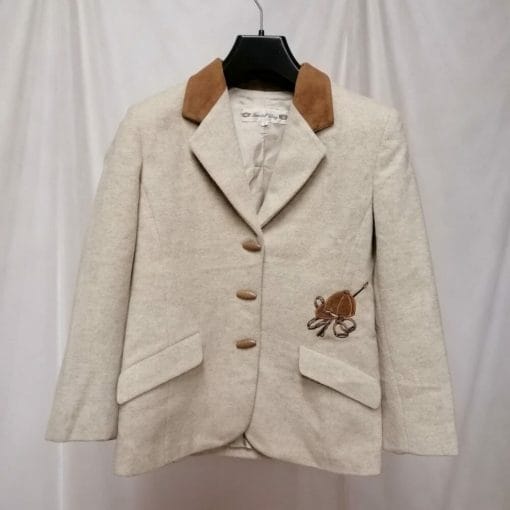 blazer da equitazione cashmere vintage