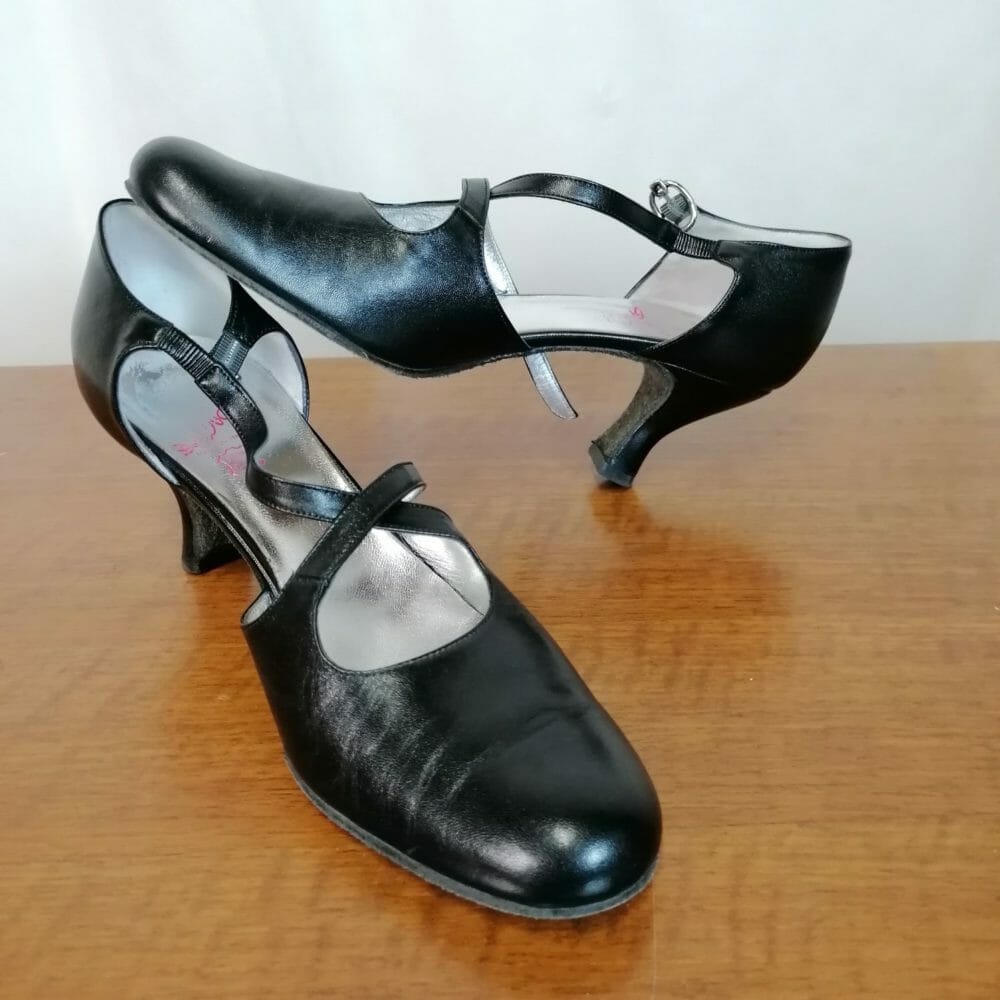 scarpe da ballo donna in pelle suola in bufalo