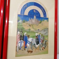 Scopri le incantevoli riproduzioni incorniciate delle miniature gotiche francesi della serie dei mesi 