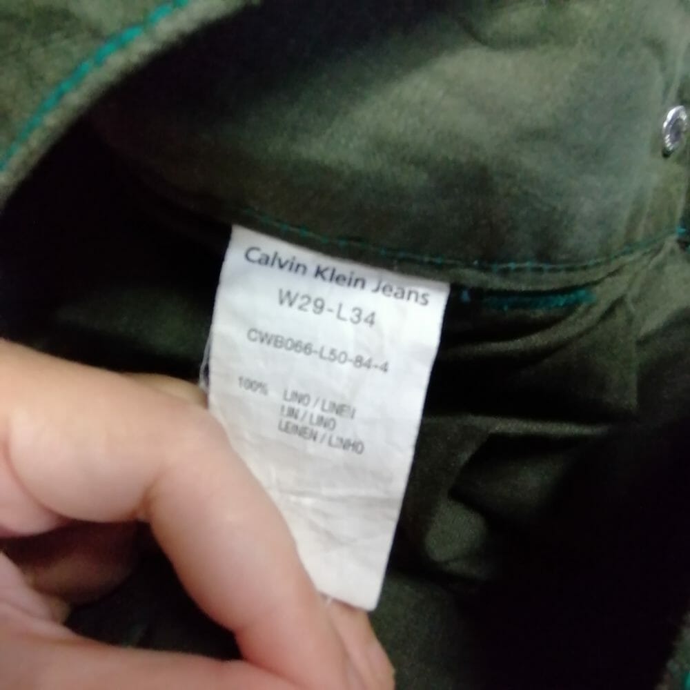 Calvin Klein pantaloni di lino ricamati - immagine 10