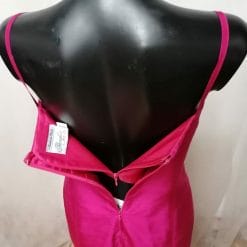 max mara abito di seta fucsia preloved