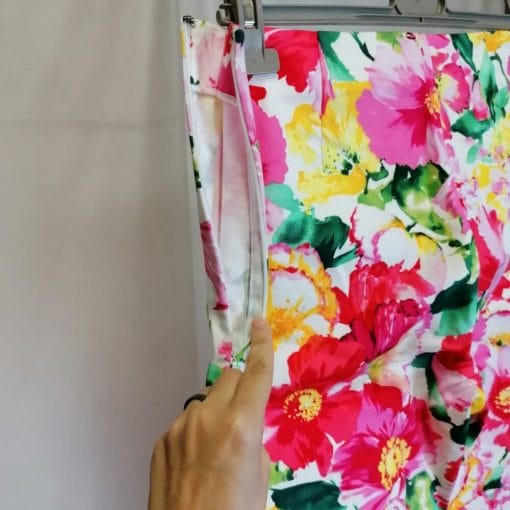Ralph Lauren pantaloni a fiori in cotone da donna