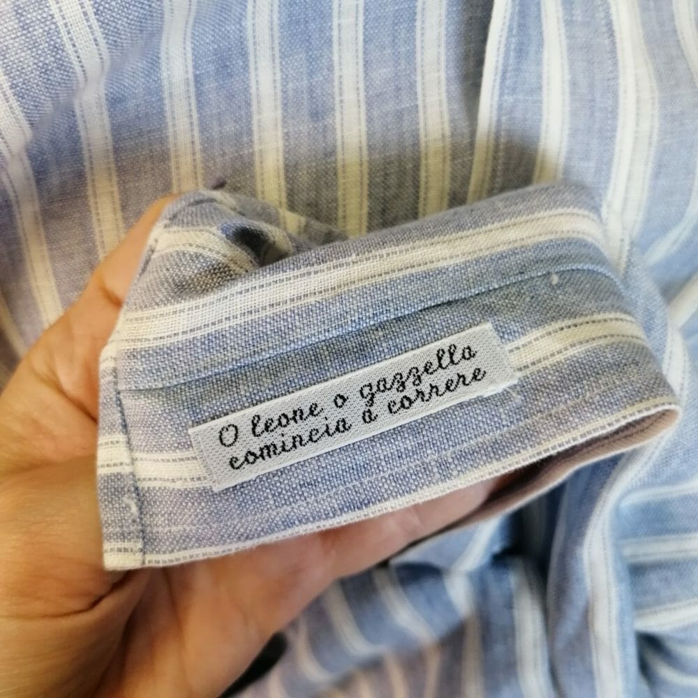 Boggi camicia di lino a righe da uomo - immagine 7