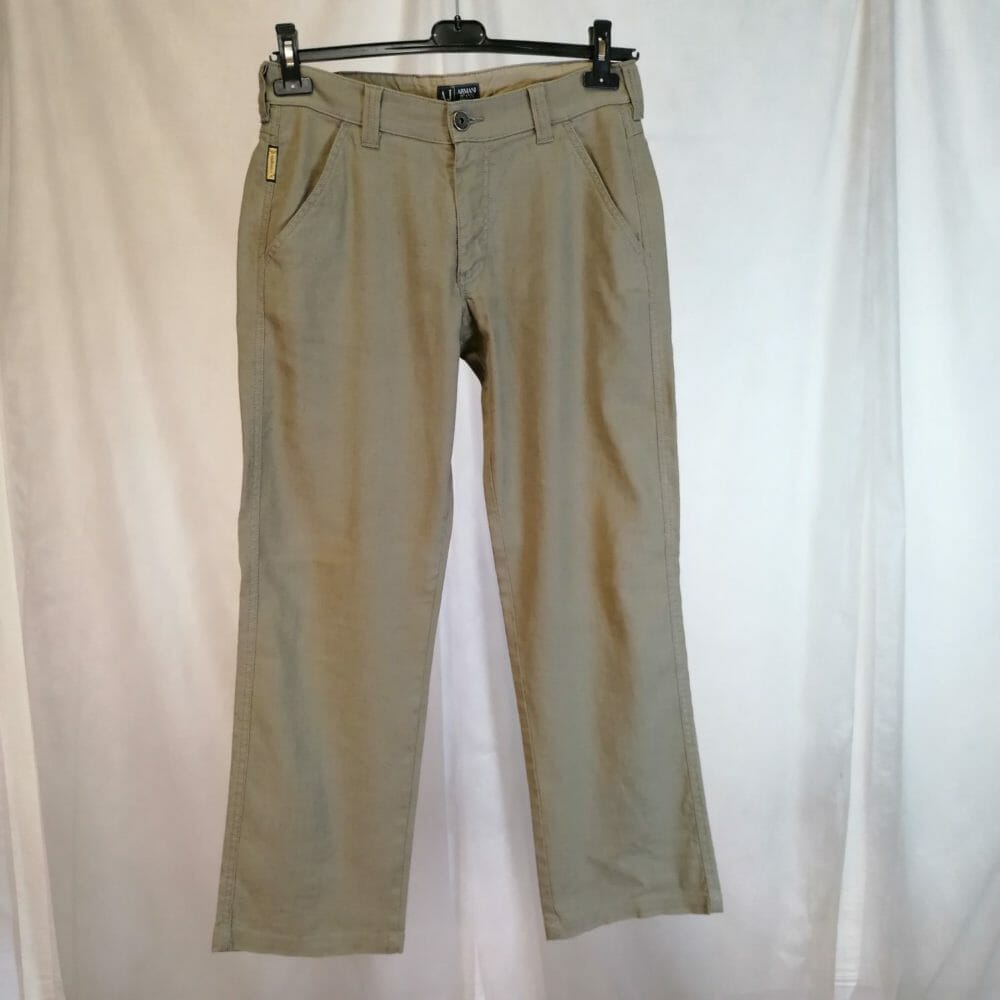 Armani Jeans pantaloni in lino da uomo - immagine 2