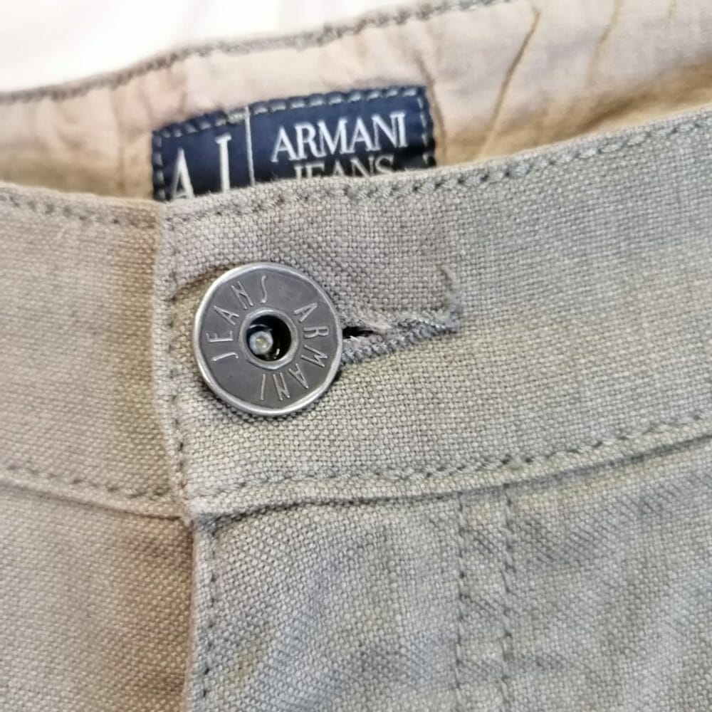 Armani Jeans pantaloni in lino da uomo - immagine 3