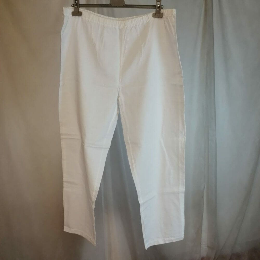 Pigiama classico vintage bianco - immagine 3