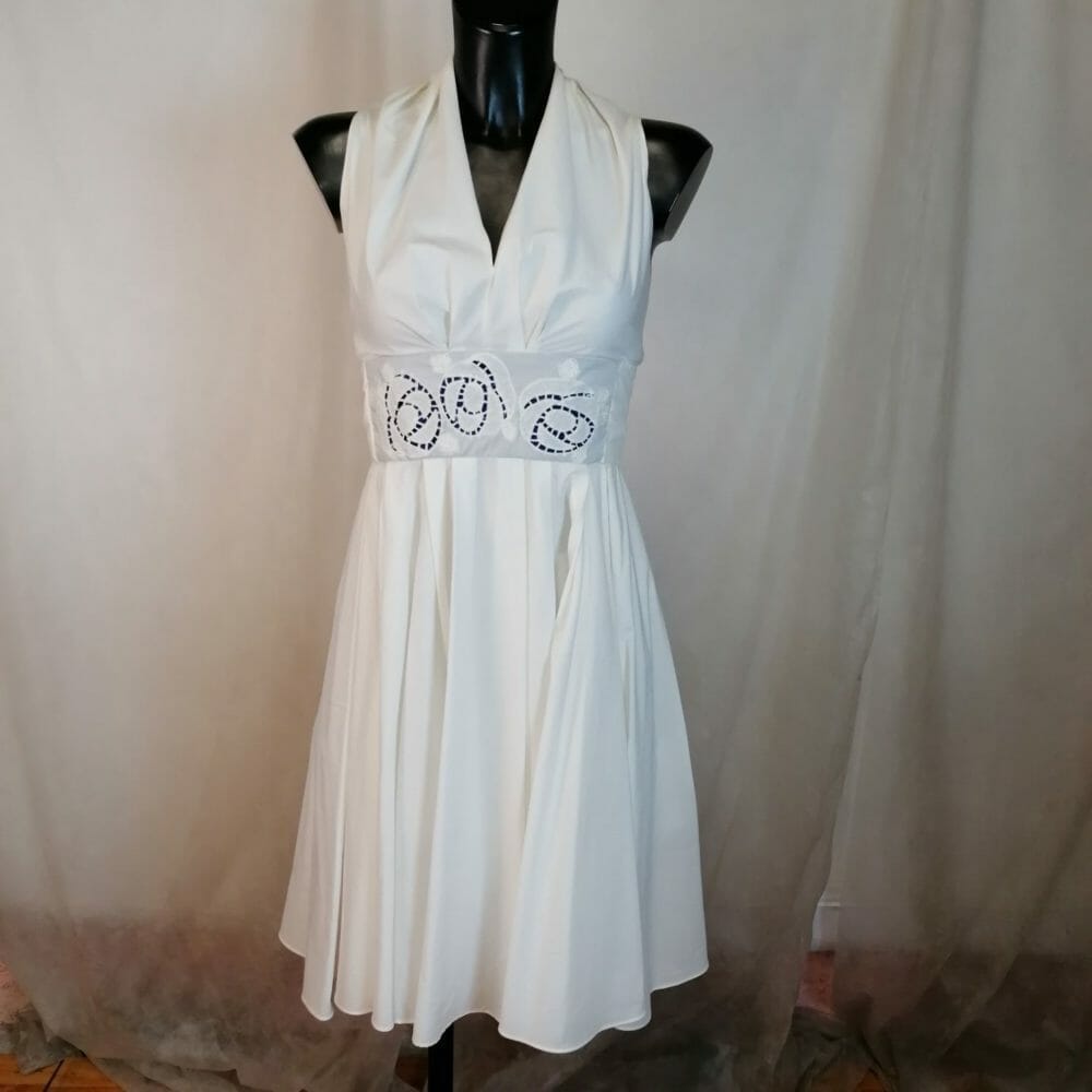 aftershock london abito bianco