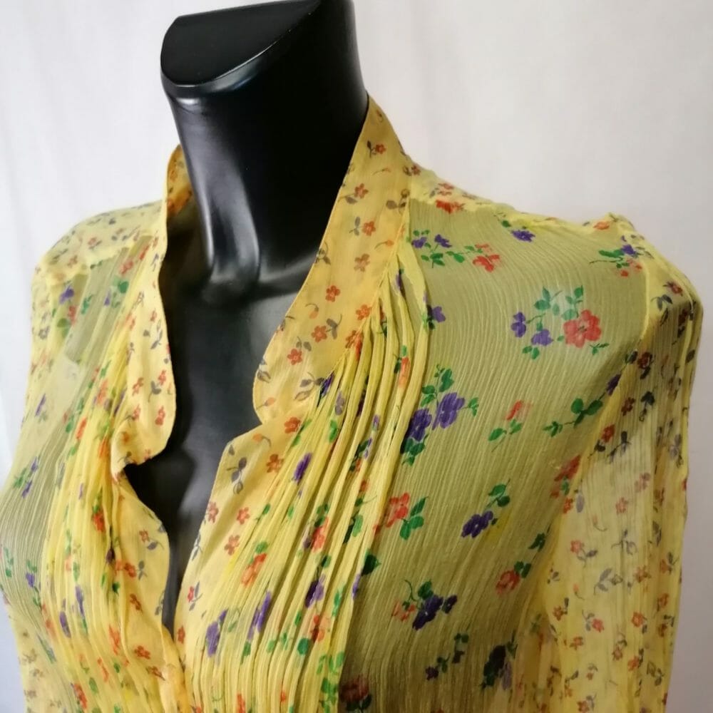 Max & Co camicetta gialla a fiori - immagine 2