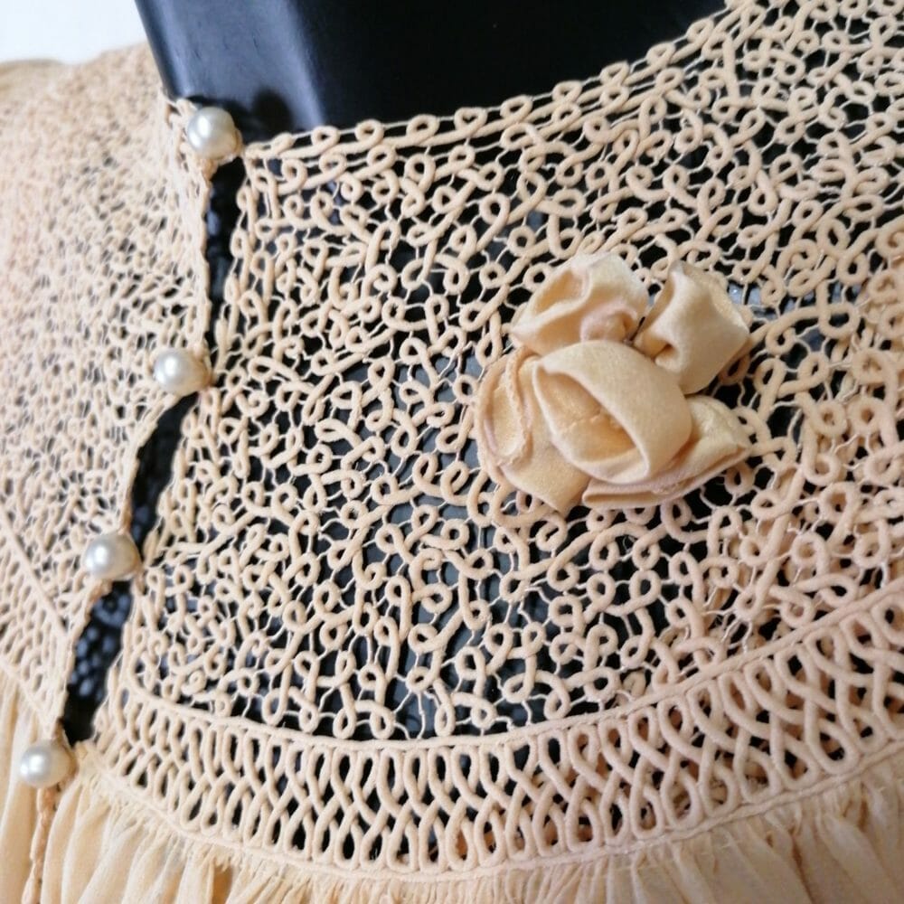 Lingerie vintage camicia da notte e vestaglia - immagine 10