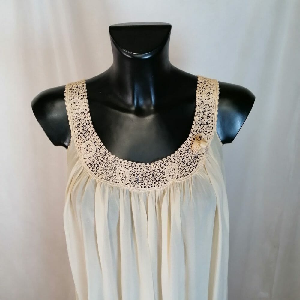 Lingerie vintage camicia da notte e vestaglia - immagine 6