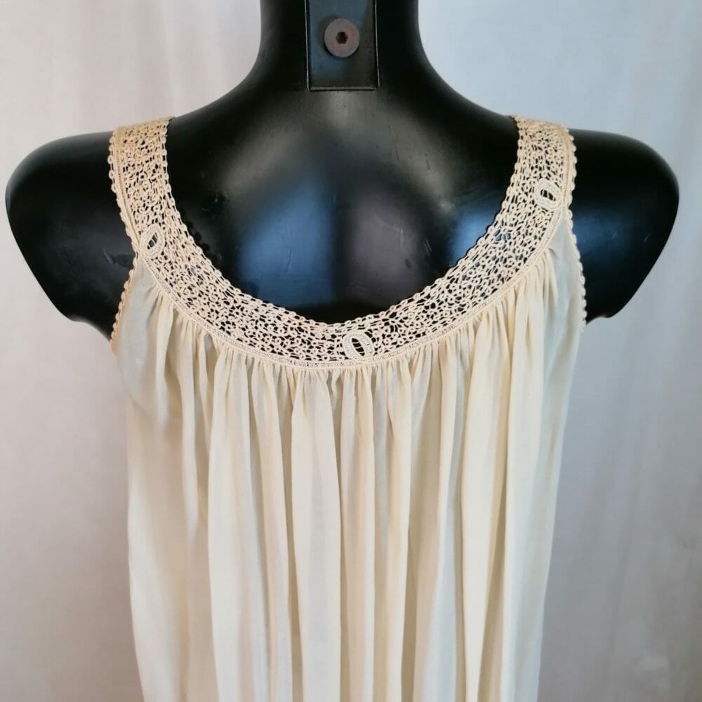 Lingerie vintage camicia da notte e vestaglia - immagine 8