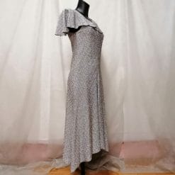 vestito vintage argentato