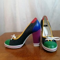 d&g scarpe col tacco 11 cm colorate