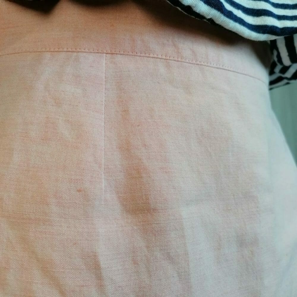 Kenzo, gonna rosa in lino e viscosa - immagine 3