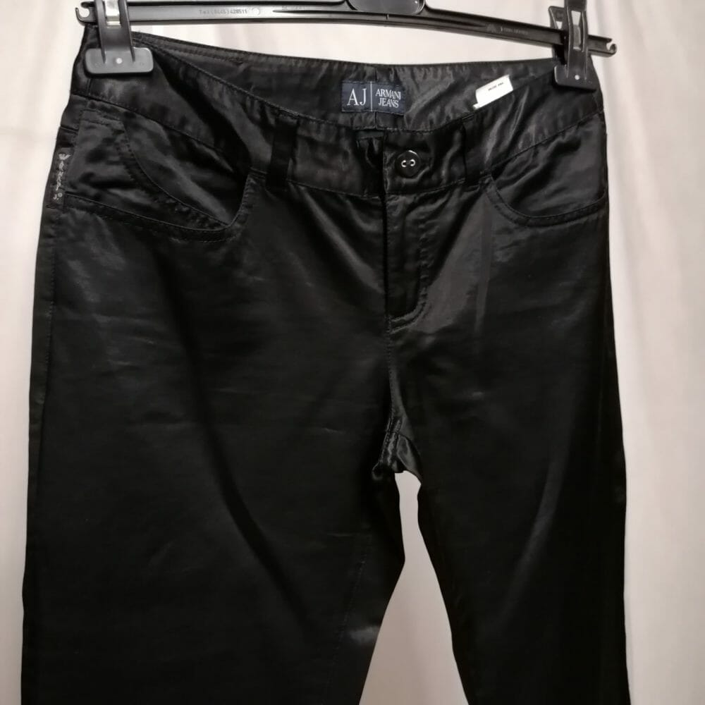 Armani Jeans pantaloni capri effetto raso - immagine 4