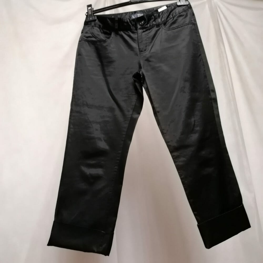 Armani Jeans pantaloni capri effetto raso - immagine 5