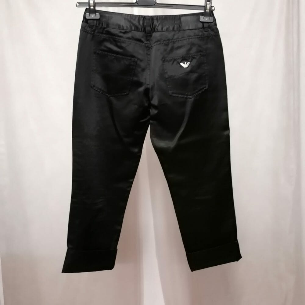Armani Jeans pantaloni capri effetto raso - immagine 6