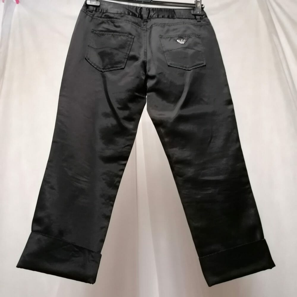Armani Jeans pantaloni capri effetto raso - immagine 7