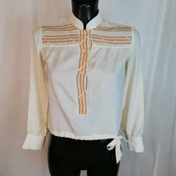 top camicetta vintage in seta